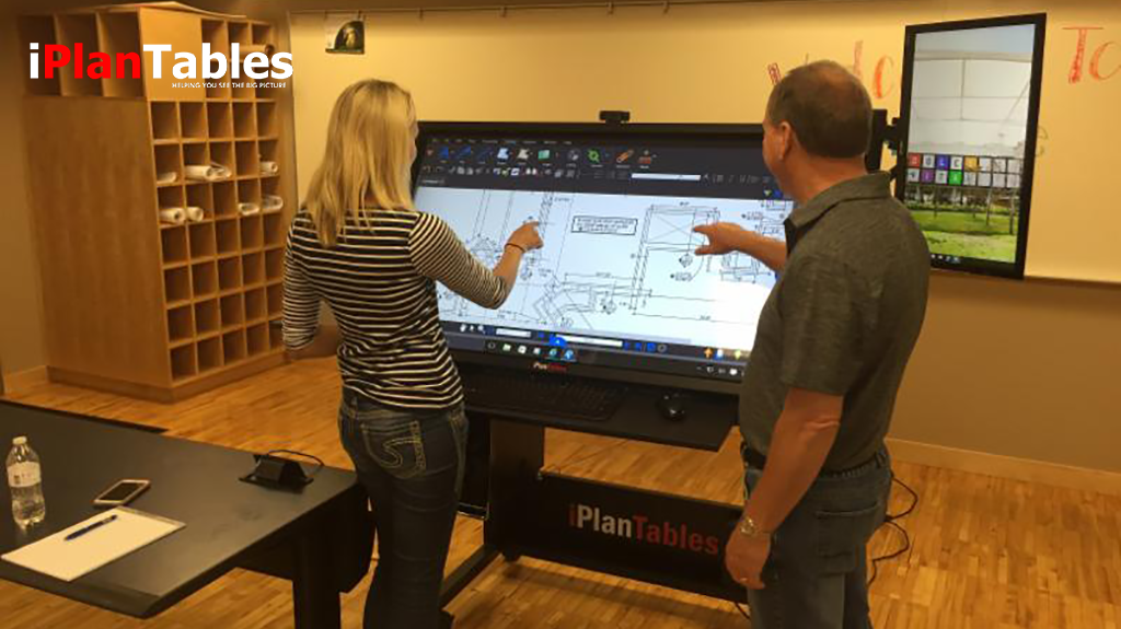 Touchscreen Display at Workstation