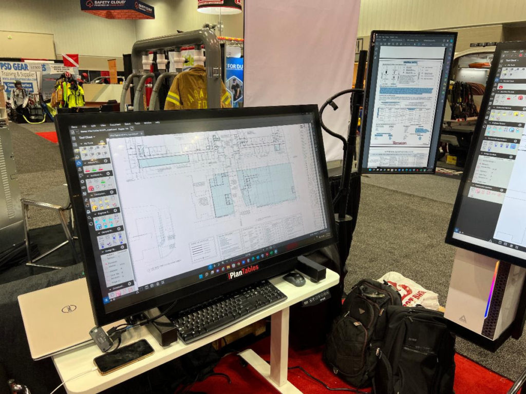 large touch screen