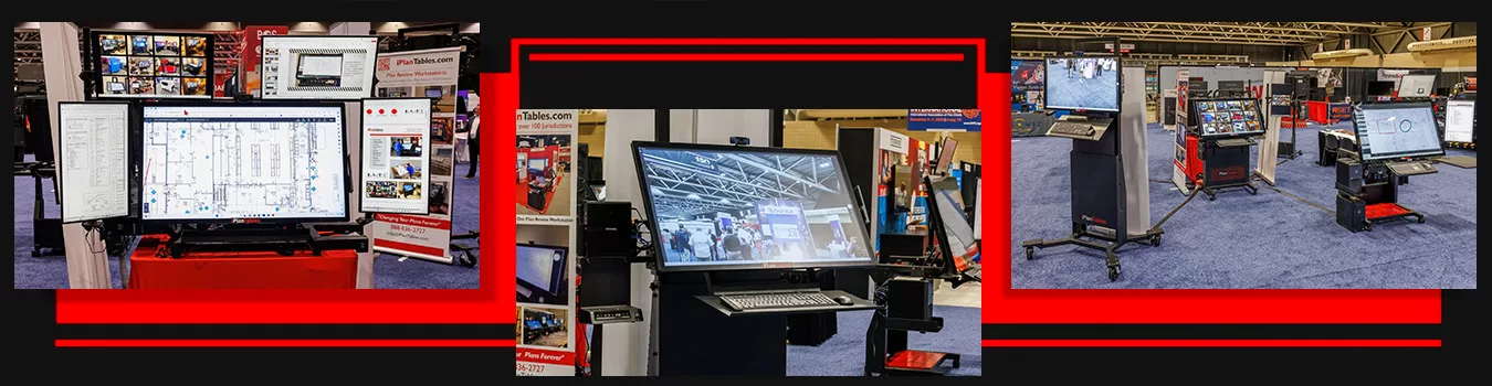 large touchscreen workstation for Construction Planning