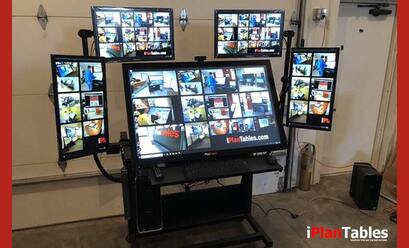 A Multi Monitor Workstation Desk – Modern Tech for Digital Age