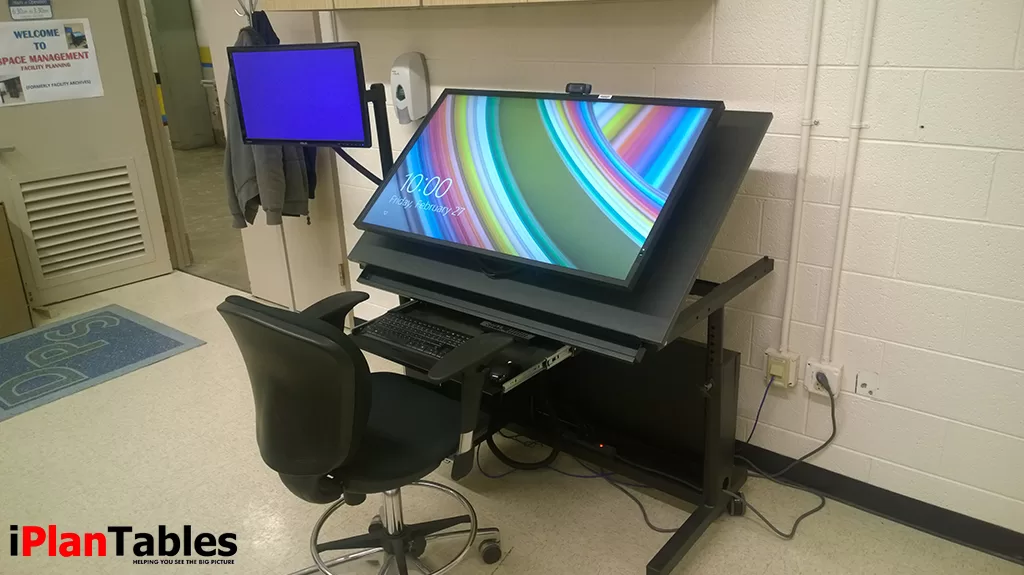 large touchscreen display