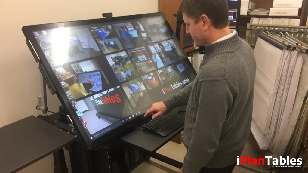 touch screen table workstations