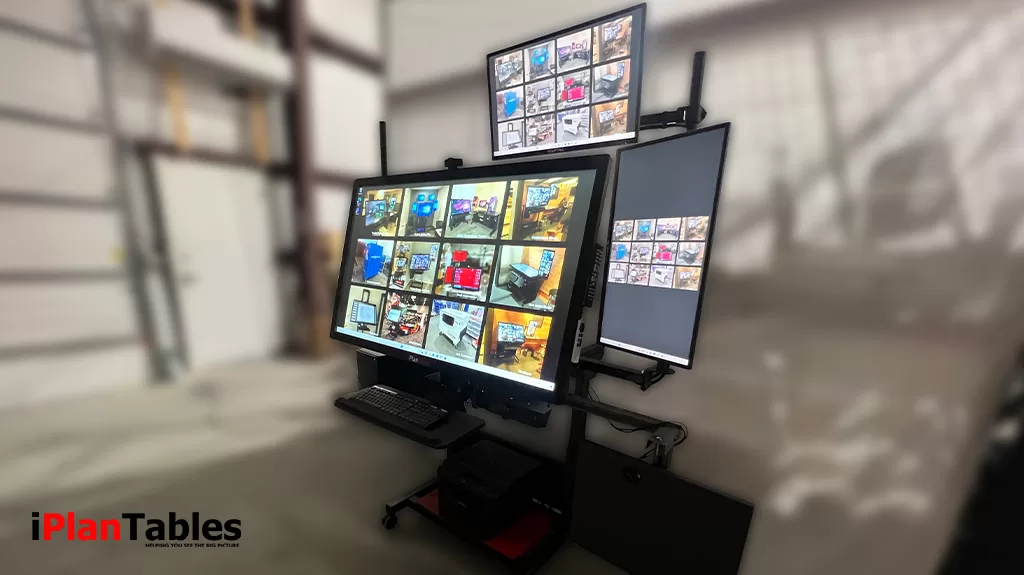 sit stand desk workstation