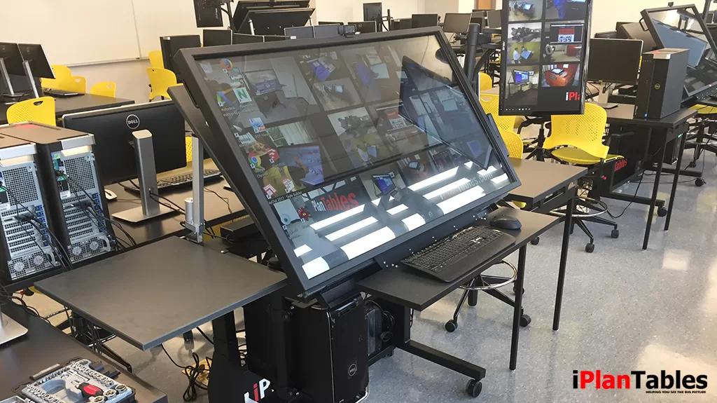 touch screen monitor table