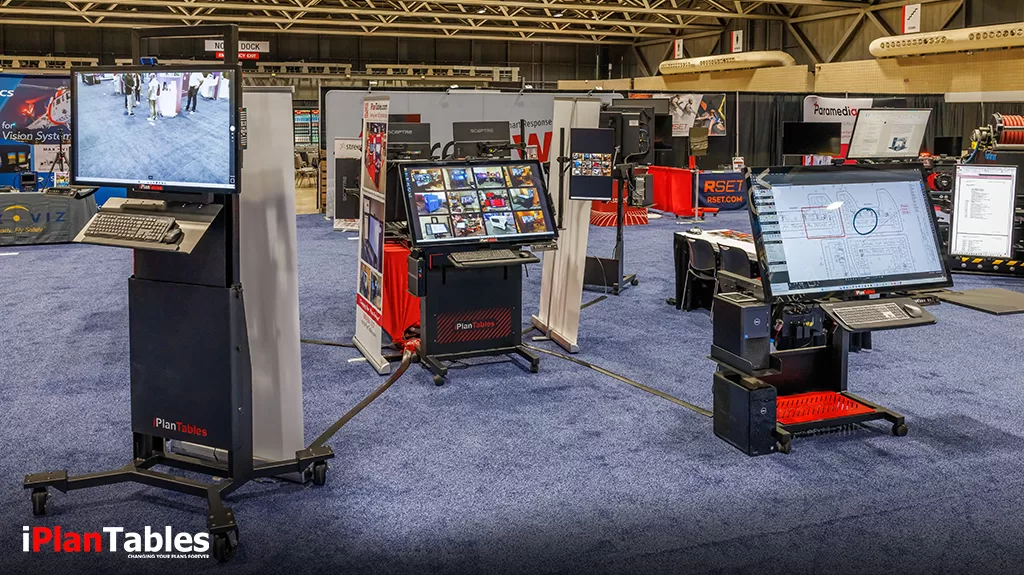 Sit stand desk workstation