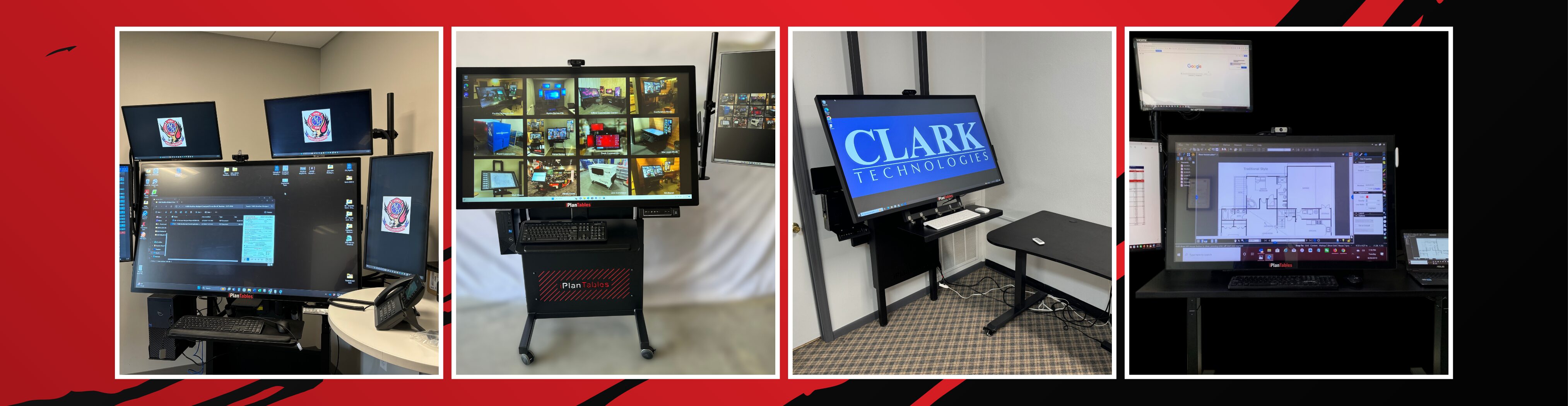 Touchscreen display monitors