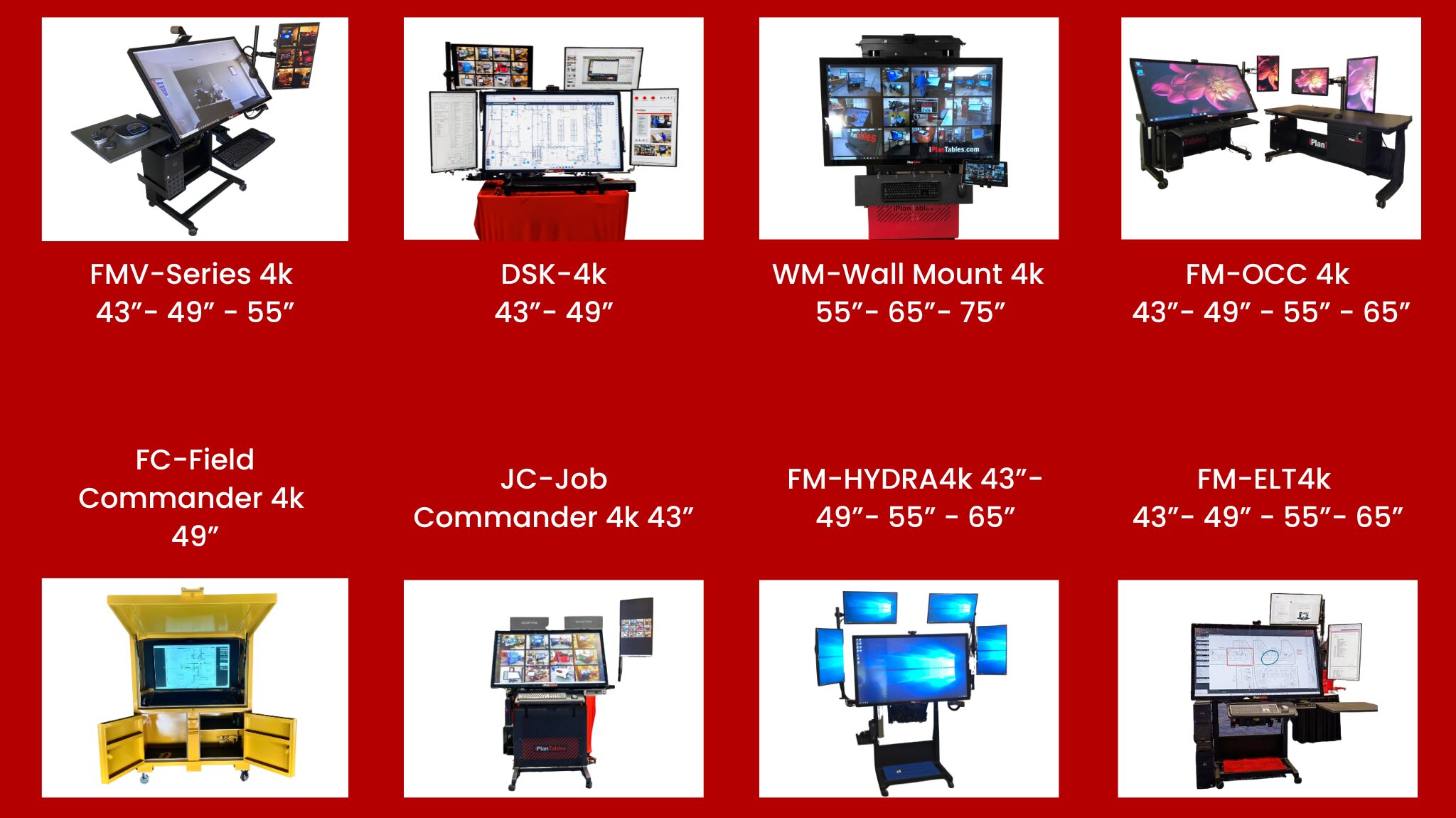 Custom touchscreen workstations
